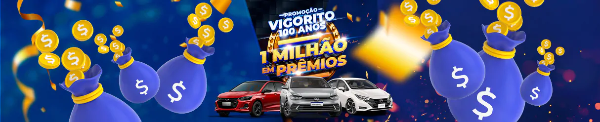 Participe da promoção Vigorito 100 Anos e concorra a R$ 1 milhão em prêmios